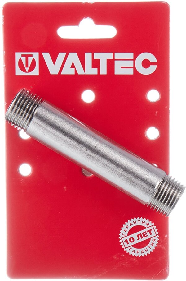 Ниппель удлинительный Valtec (VTr.652. N.0410) 1/2 НР(ш) х 100 мм латунный