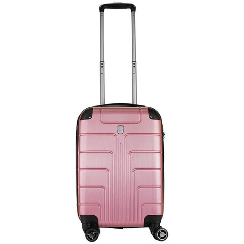 фото Чемодан luyida, 35 л, размер s, розовый, бежевый