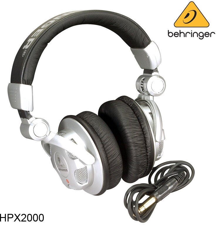 Проводные наушники BEHRINGER HPX2000, silver/black - фото №13