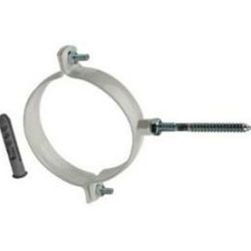 Rommer Крепление к стене D80 белое металлическое хомут 499₽