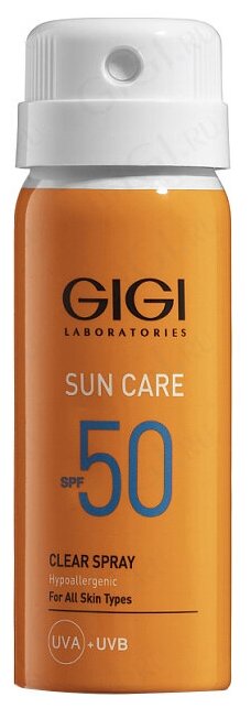 GiGi Солнцезащитный спрей для лица Sun Care Clear Spray SPF50 40мл