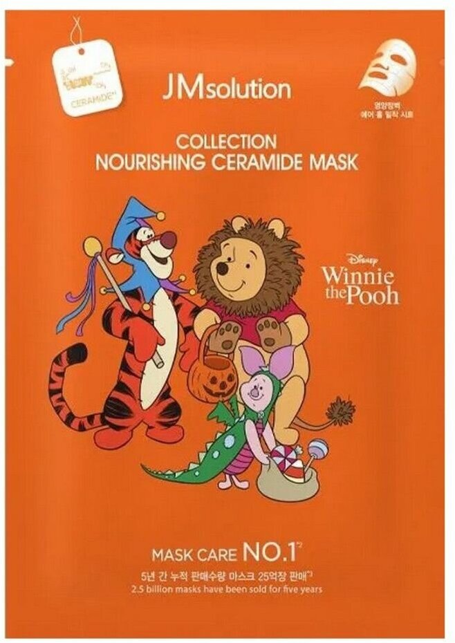 JMsolution Маска тканевая питательная с церамидами / Disney Collection Nourishing Ceramide Mask, 30 мл