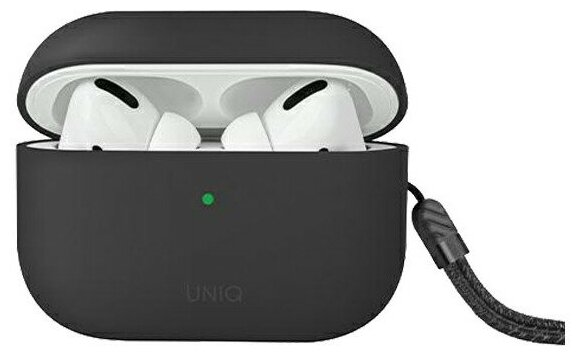 Чехол Uniq Lino Liquid silicone для AirPods Pro 2, цвет Серый (AIRPODSPRO2-LINOGRY)