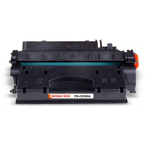 Картридж лазерный Print-Rite TFHAKEBPU1J PR-CE505A CE505A черный (2700стр.) для HP LJ P2055/P2035 3 шт тонер hp lj p2035 p2055 120г банка 2 3к ce505a