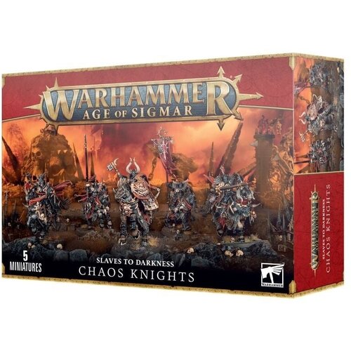 фото Миниатюры для настольной игры games workshop warhammer age of sigmar: slaves to darkness chaos knights 83-09