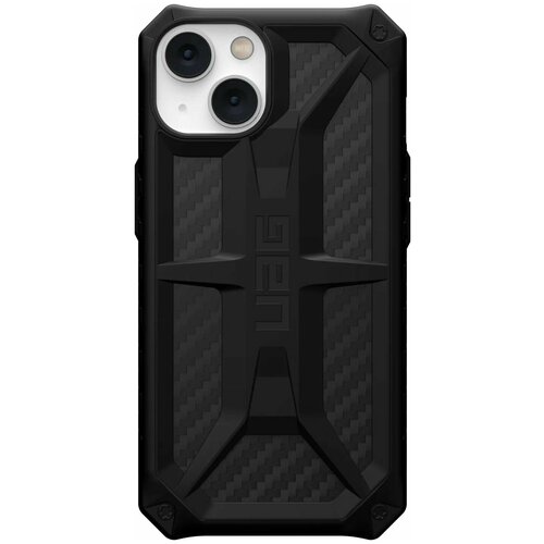 чехол urban armor gear uag pathfinder series для iphone 14 pro max цвет оливковый olive 114063117272 Чехол UAG для iPhone 14 - Monarch - Carbon Fiber - 114032114242