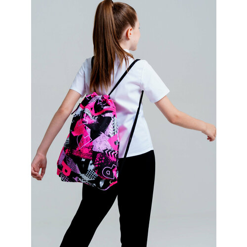 Сумка-мешок для девочки PlayToday размер 4838 см черный 539₽