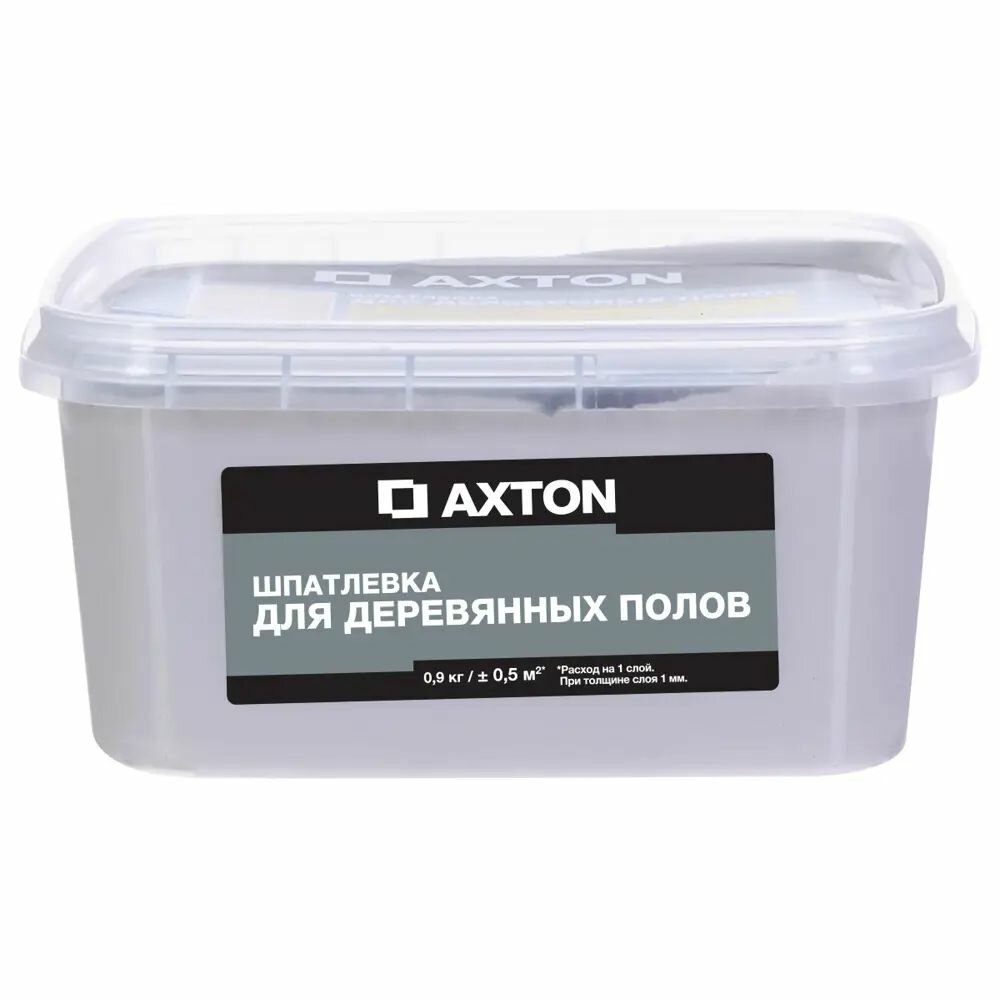 Шпатлёвка Axton для деревянных полов 0.9 кг хани