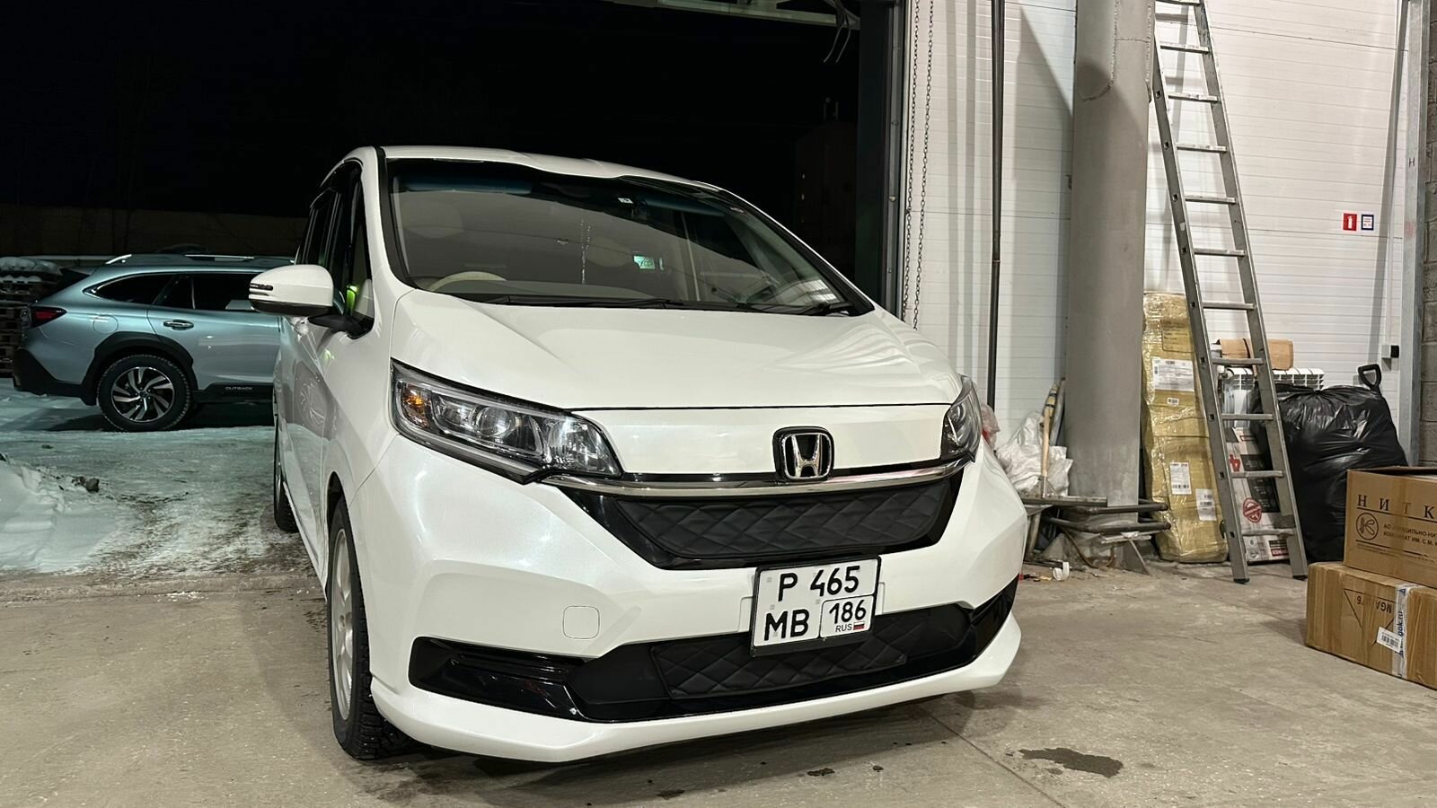 Утеплитель радиатора и бампера для Honda Freed Хонда Фрид (2019-2024) II Рестайлинг