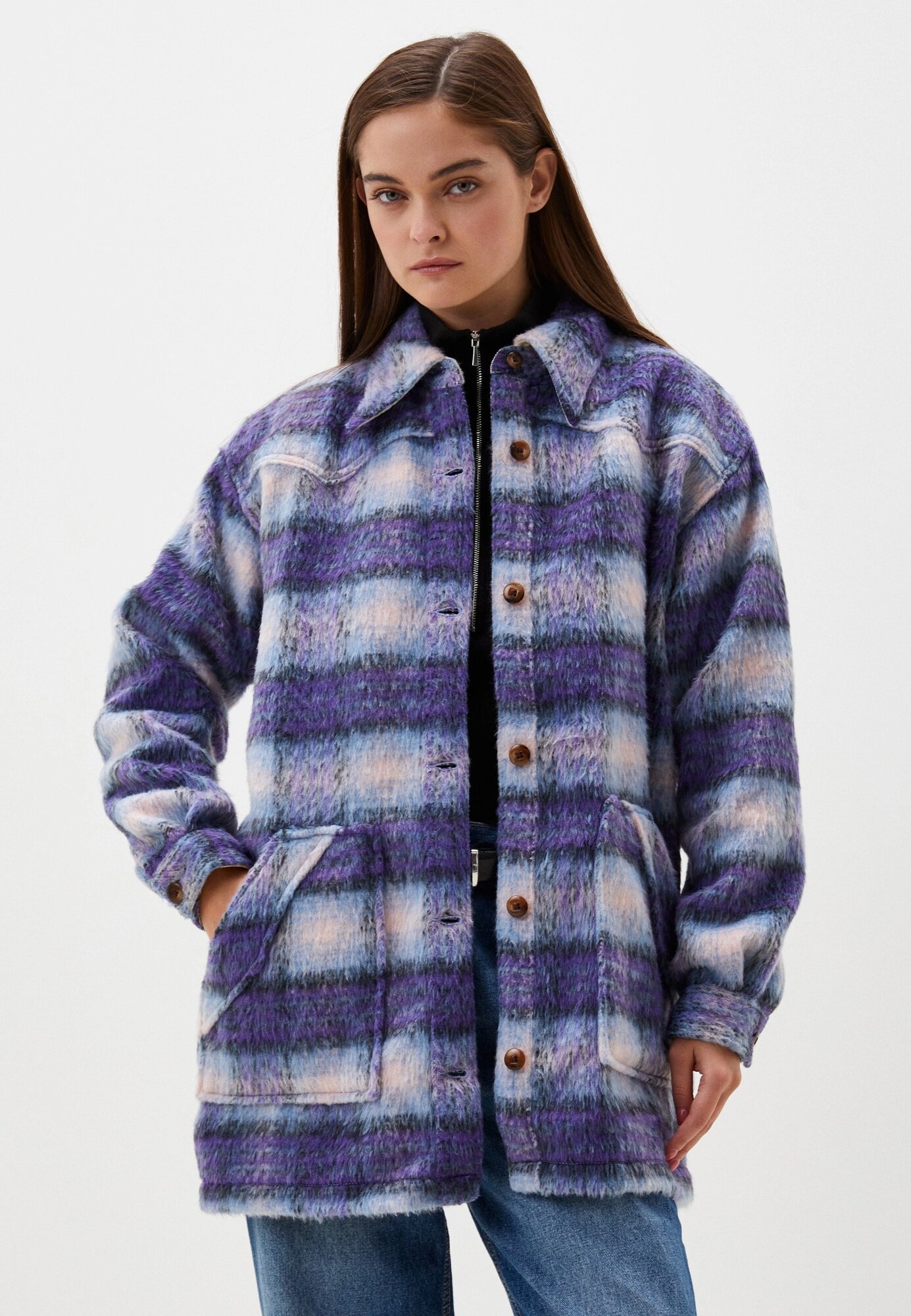 Куртка Wrangler, размер 44-46, фиолетовый