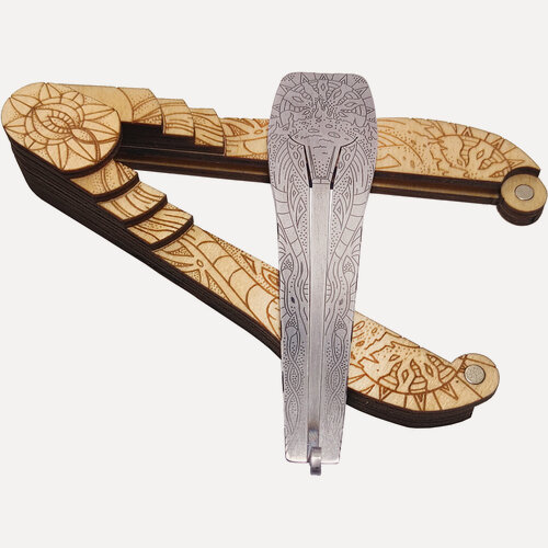 Изображение товара Варган Глазырина "Маг" с деревянным футляром - музыкальный инструмент для новичков и профи