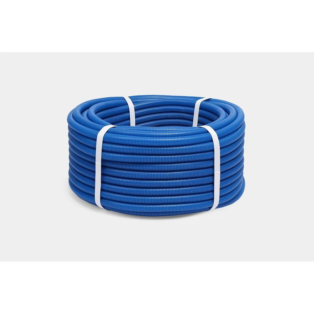 Контур Труба гофрированная защитная D25 (35/29) синяя 50м (ПНД) 080021025100