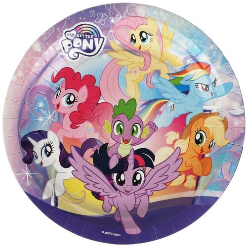 Тарелки (7'/18 см) My Little Pony, 6 шт. тарелки бумажные my little pony 18 см 6 шт