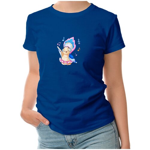 фото Футболка roly, размер l, синий