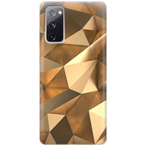 фото Силиконовый чехол на samsung galaxy s20 fe / самсунг с20 фе с принтом "бронзовые грани" gosso