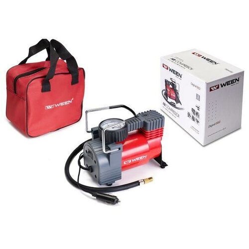 1720002 WEEN Компрессор Original-0002 160 W 30LMIN 12 V 7 атм100 PSI Комплект переходников сумка 2278₽