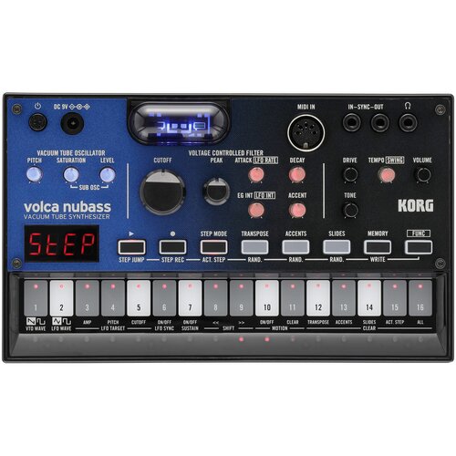 korg volca mix 4 канальный аналоговый микшер volca mix 4 channel analog performance mixer KORG VOLCA NUBASS - Аналоговая драм-машина