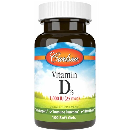 Витамин D3 1000 МЕ бад для иммунитета, сердца