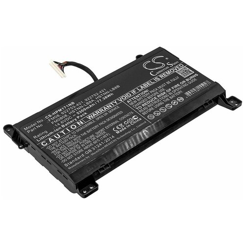 Аккумулятор для ноутбуков HP Omen 17-an000, HP Omen 17-an100, (FM08, TPN-Q195, 922752-421, HSTNN-LB8A, FM08086), 5300мАч системный блок hp omen gt21 0007ur