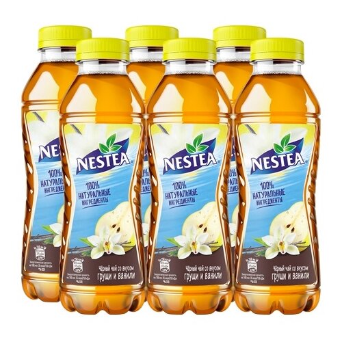 Чай  Nestea черный Груша и ваниль, 0.5 л, 6 шт.