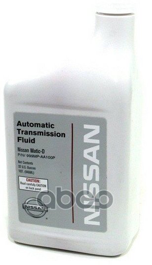 Масло Транс. Matic-D Fluid 0.946L Nissan 999Mp-Aa100p NISSAN арт. 999MP-AA100P