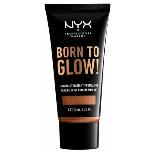 NYX professional makeup Тональный крем Born to glow!, 30 мл, оттенок: mahogany nyx professional makeup тональный крем born to glow 30 мл оттенок cappuccino