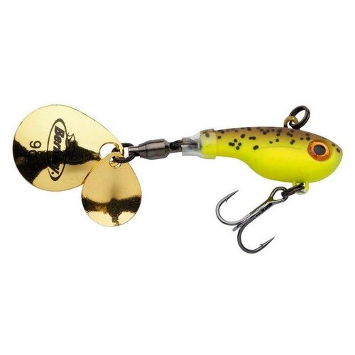 Berkley, Спинтейл Pulse Spintail, 14г, Brown Chartreuse