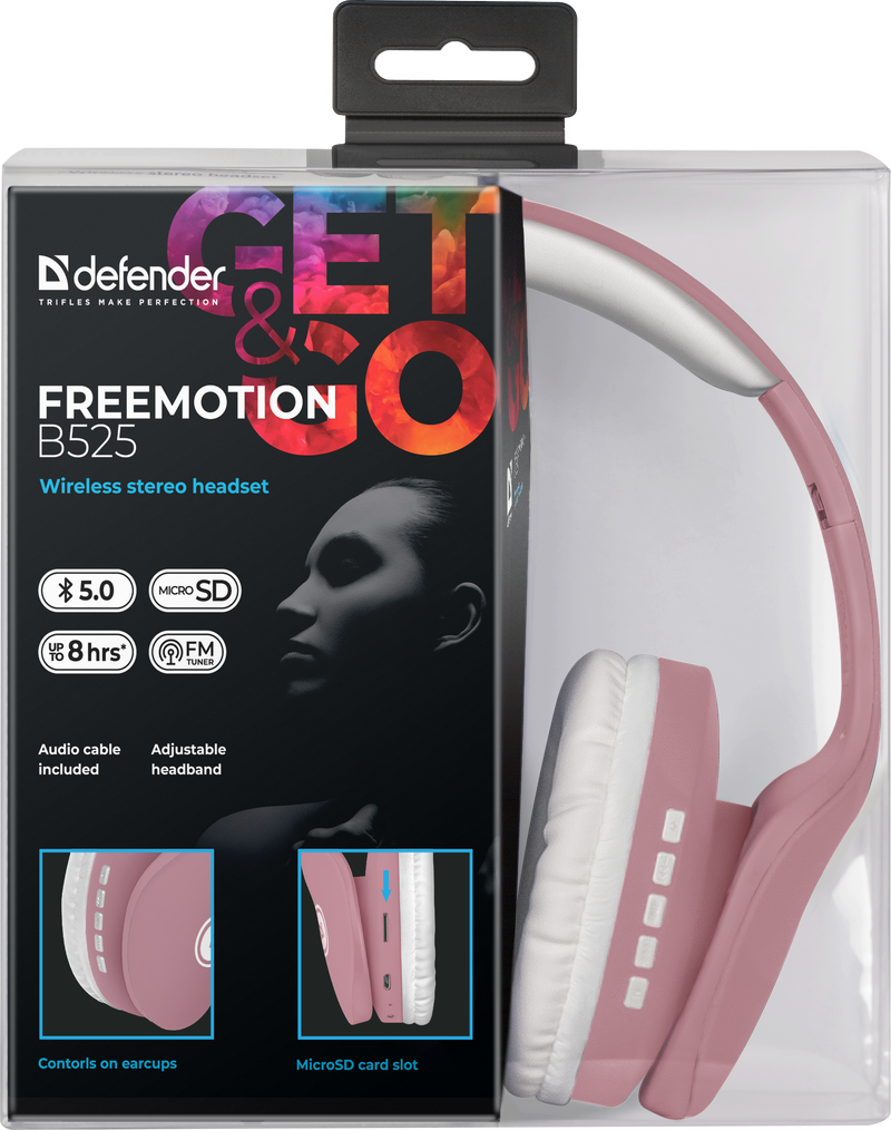 Defender FreeMotion B525 Pink-White 63528 .