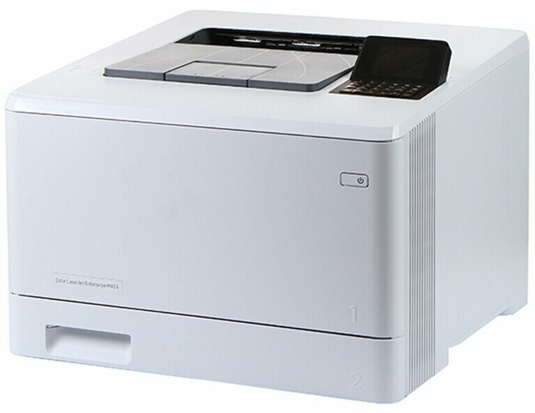 Принтер лазерный HP Color LaserJet Pro M455dn лазерный, цвет: белый [3pz95a] - фото №5