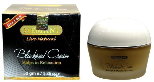 Крем успокаивающий с черным тмином Hemani Black Seed Massage Cream Helps in Relaxation 50 гр