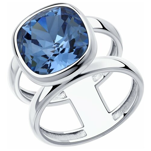 фото Sokolov sokolov кольцо из серебра с кристаллом 94013180, размер 17.5