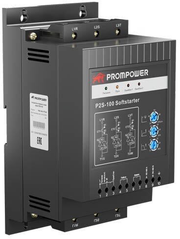 Устройство плавного пуска Prompower P2S-100-4-15-B-A, напряжение 400B, мощность 15 кВт, 30А