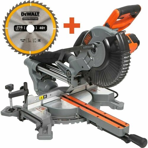 Торцовочная пила BLACK+DECKER BDKITBES7002D [bdkitbes7002d-rk]