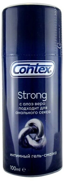 Contex Strong Интимный гель-смазка для анального секса с регенерирующим эффектом, 100 мл