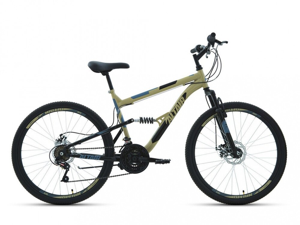 ALTAIR Велосипед ALTAIR MTB FS 26 2.0 Disk (рама 16", синий/красный, RBK22AL26068)