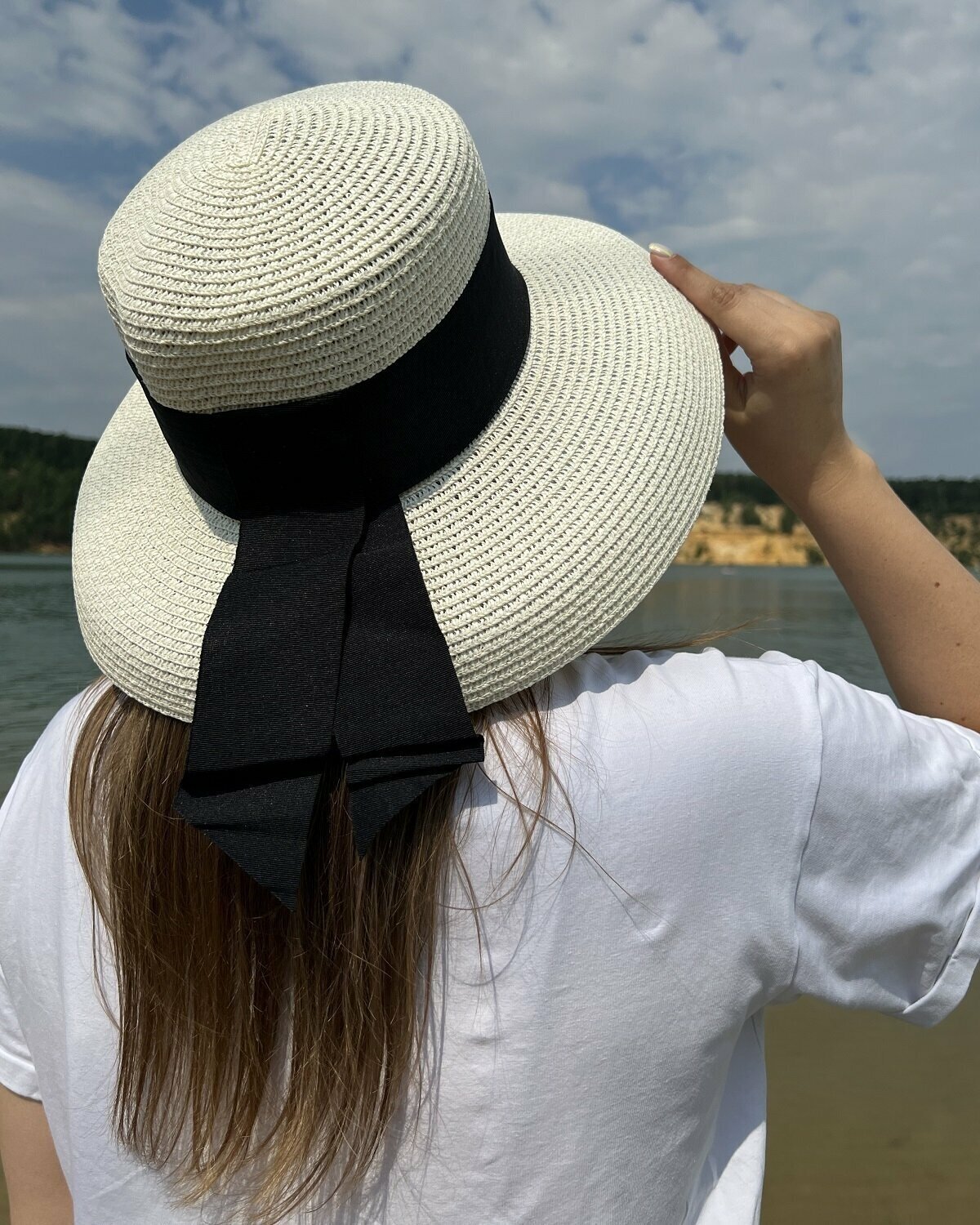 Шляпа соломенная шляпа женская летняя шляпа женская 