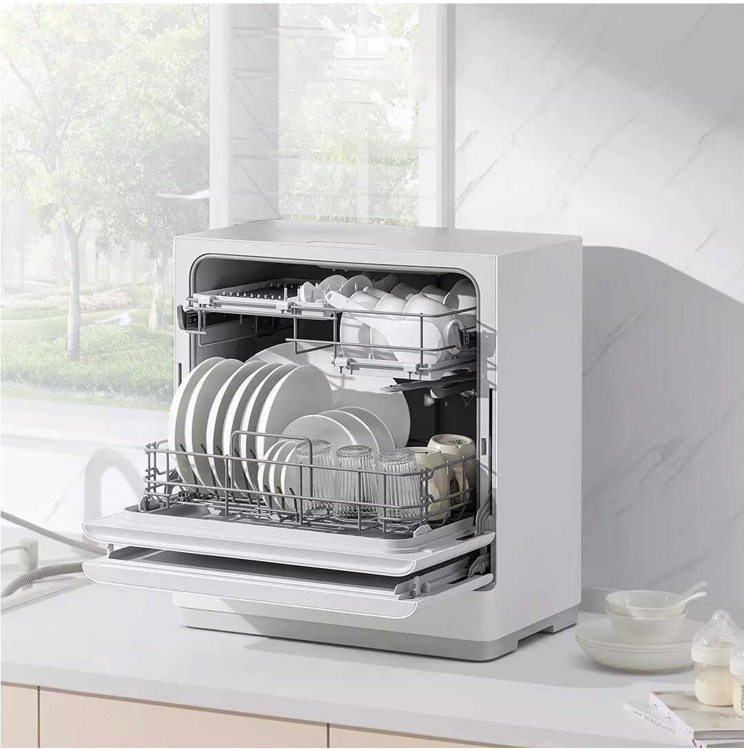Умная настольная посудомоечная машина Xiaomi Mijia Smart Desktop Dishwasher S1 5 Sets (QMDW0501M) - фотография № 6