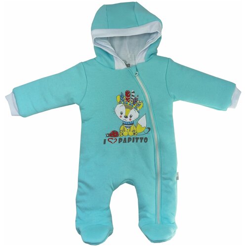 фото Комбинезон папитто лисенок размер 56, мята