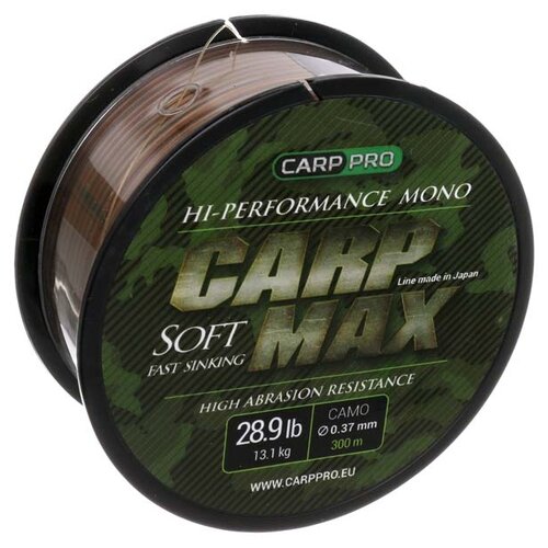 фото Леска carp pro carp max camo 300м 0.37мм