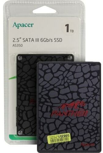 Твердотельный накопитель Apacer PANTHER 1 ТБ SATA 95DB2G0P100C