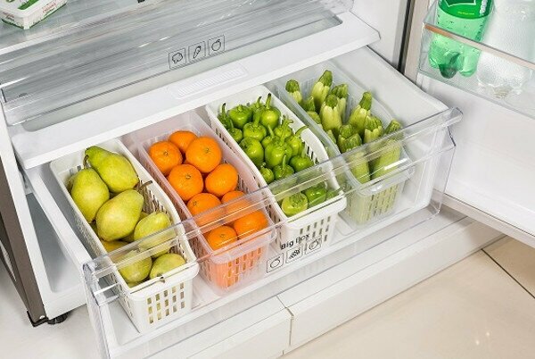 Контейнер для еды (3 шт.)/ Органайзер для хранения продуктов в холодильнике - фотография № 1