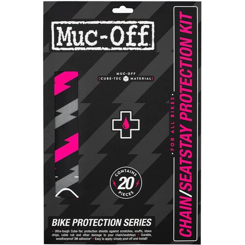 Защита пера Muc-Off Chainstay Protection Kit фиолетовый/черный аксессуары muc off frame protection kit dh enduro trail punk