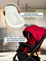 Noordline Оlivia Sport 2023 коляска 2 в 1 Детская коляска трансформер для новорожденных 2в1, прогулочная для ребенка красная