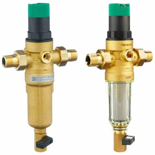 предфильтр honeywell fk06 3 4aa Honeywell Фильтр с регулятором/Resideo Braukmann FK06-1AA+FK06-1AAM, комплект для горячей и холодной воды