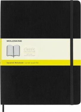 Блокнот Moleskine CLASSIC SOFT XLarge 190х250мм 192стр. клетка мягкая обложка черный