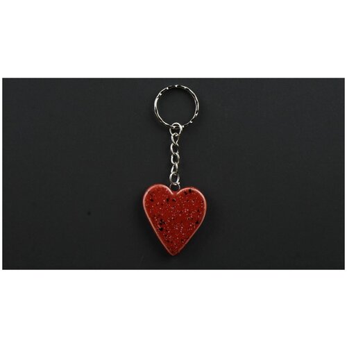 Брелок для ключей керамический /Parametric/ Heart/Red
