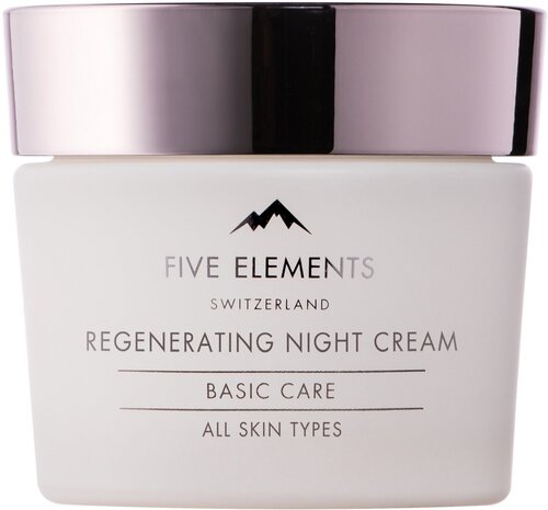 FIVE ELEMENTS Regenerating night cream Крем ночной для лица восстанавливающий, 50 мл