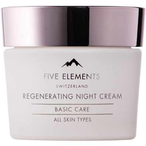 FIVE ELEMENTS Regenerating night cream Крем ночной для лица восстанавливающий, 50 мл