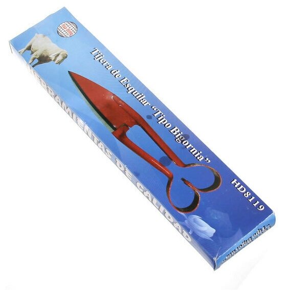 Ножницы для стрижки овец 33см металлические с деревянными накладками ДоброСад - фотография № 2