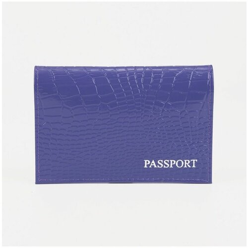 Обложка для паспорта Сима-ленд, фиолетовый обложка для паспорта тиснение цвет розовый